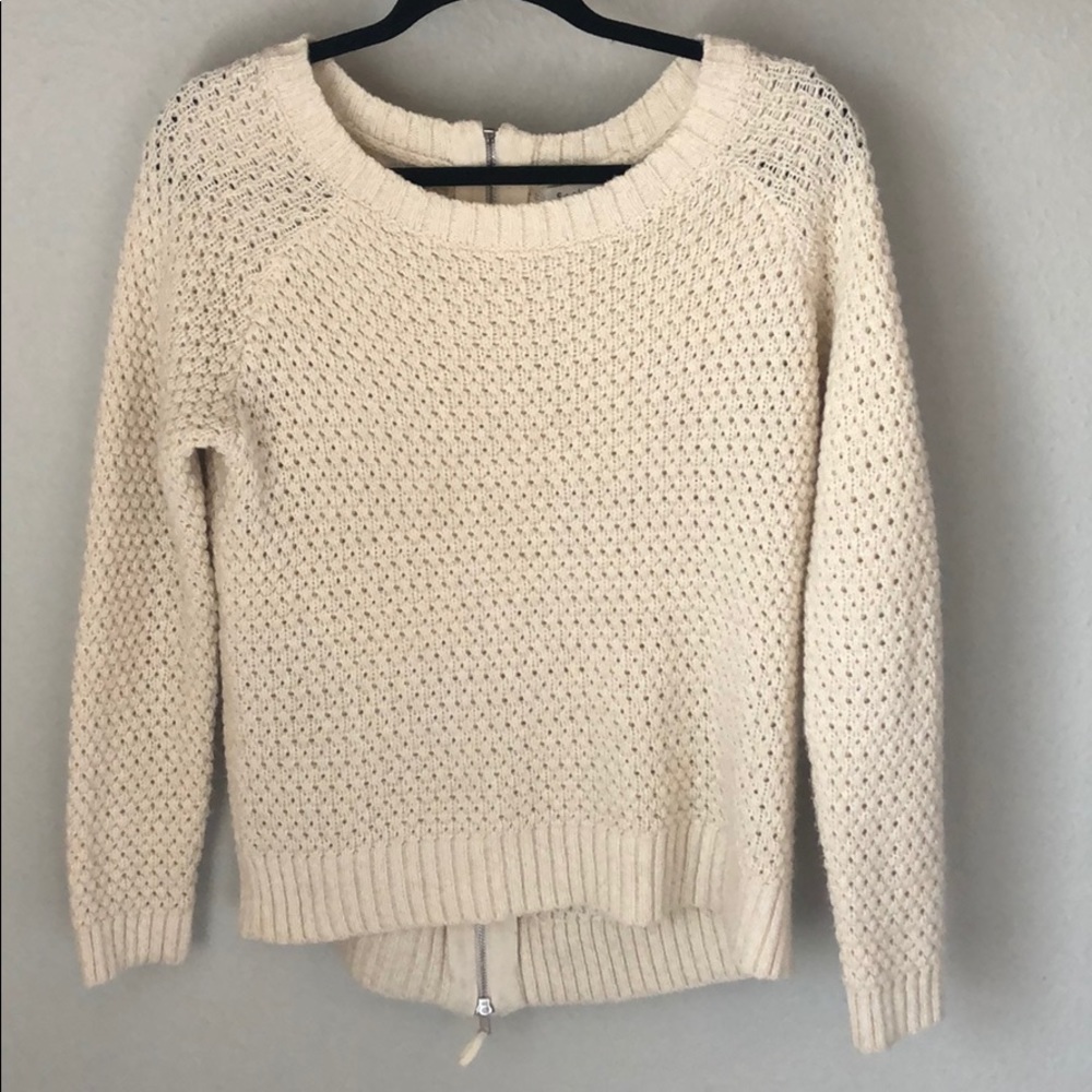 Cream Crewneck Sweater